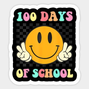 100 Days Of School Teacher Boys Girls Kids Happy 100Th Day Sticker